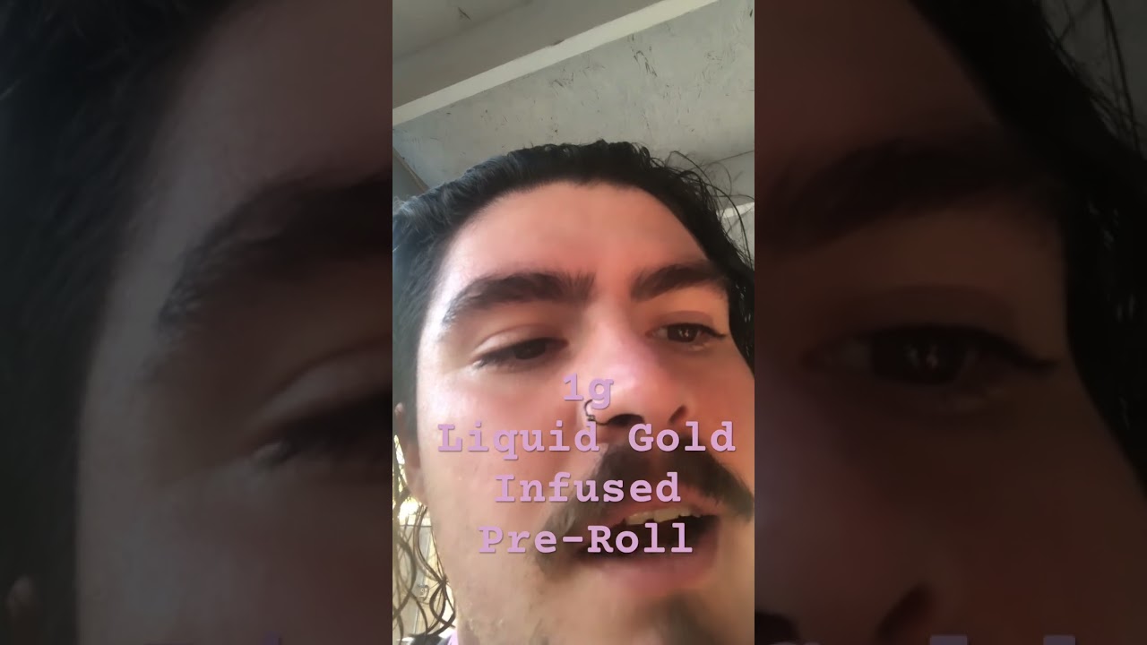 Liquid Gold 1g of infused pre-roll #nirvanacenter #infused