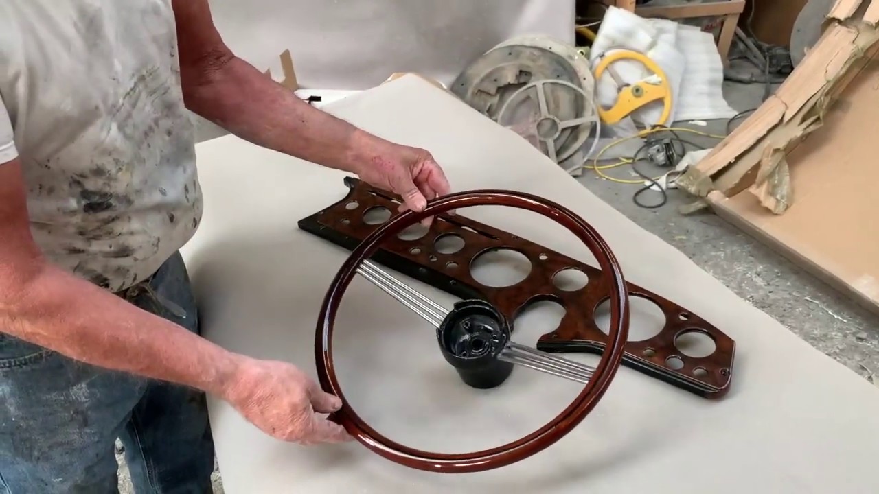 Sunbeam Alpine Steering Wheel & Dashboard Restoration