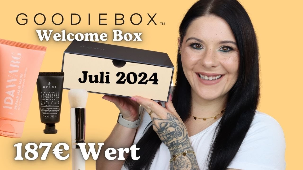 Goodiebox WELCOME Box Juli 2024 | Wert über 187€ | UNBOXING