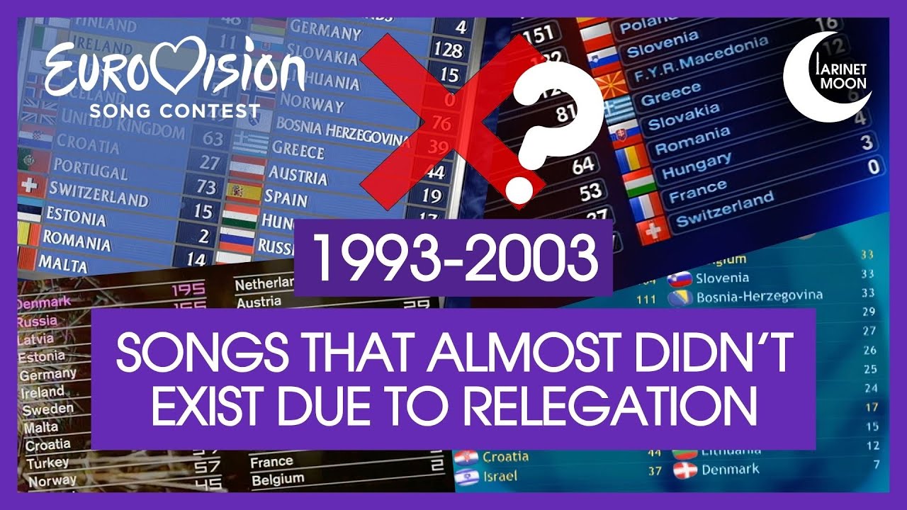 Eurovision Entries that ALMOST Didn't Exist Due to Relegation (1993-2003)
