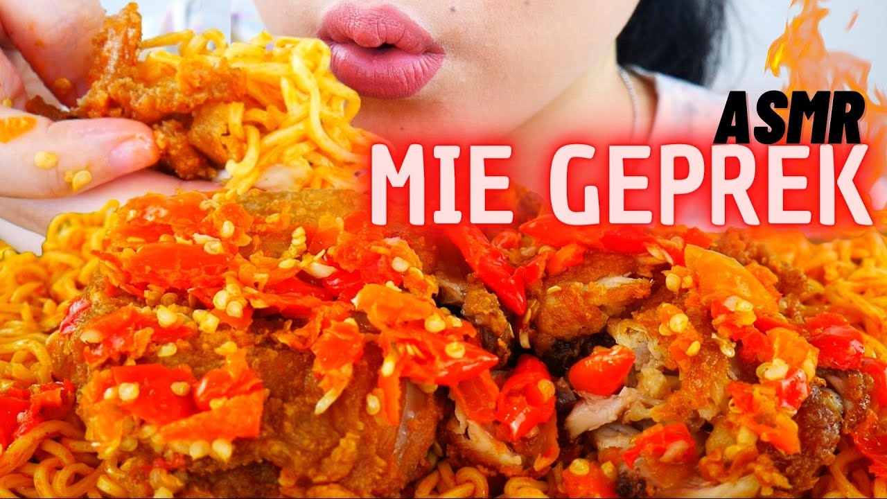 MAKAN MIE PAKE TANGAN?! ASMR KOMBO INDOMIE GEPREK + GEPREK BENSU HYPE ABIS!🔥🥵