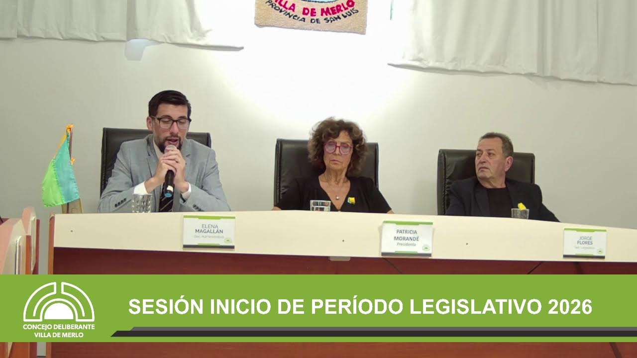 SESIÓN INICIO DE PERÍODO LEGISLATIVO 2026