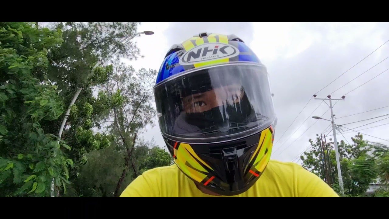 RASA APA YAH TES RIDE PAKAI HELM NHK GP PRIME... TERNYATA OH TERNYATA. 😄 mmm... penasaran nonton yah