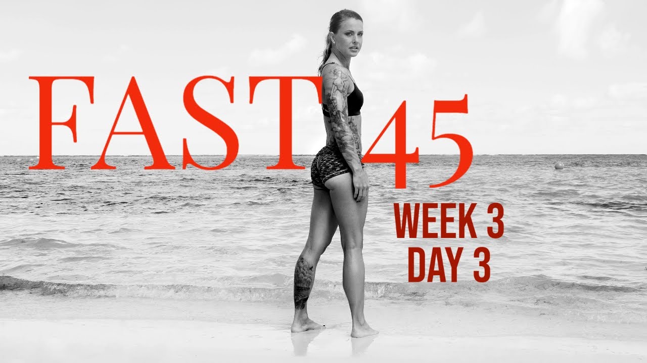 Fast45 - Leg and Glute Lower Body Challenge (W3D3)