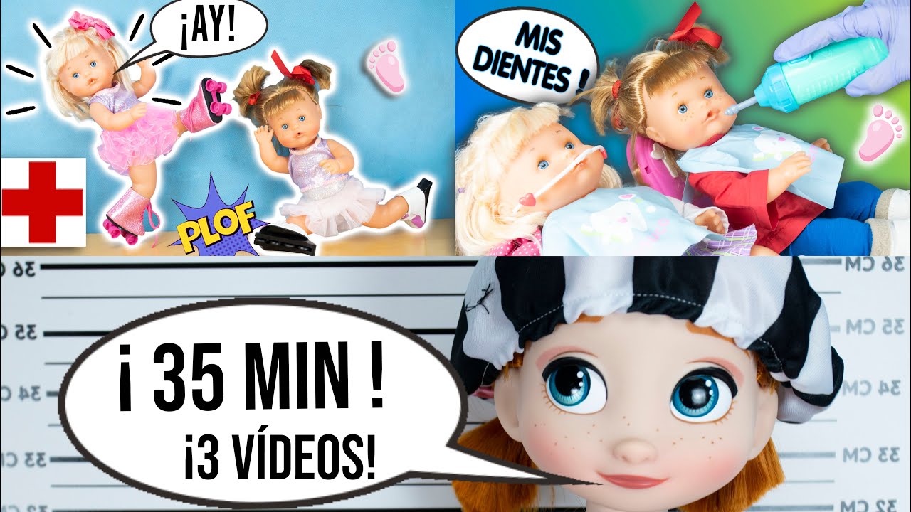 💖 NOA Y NOE: Accidente patinando, visita al dentista y Ani en la cárcel! 😂 Las mejores historias!