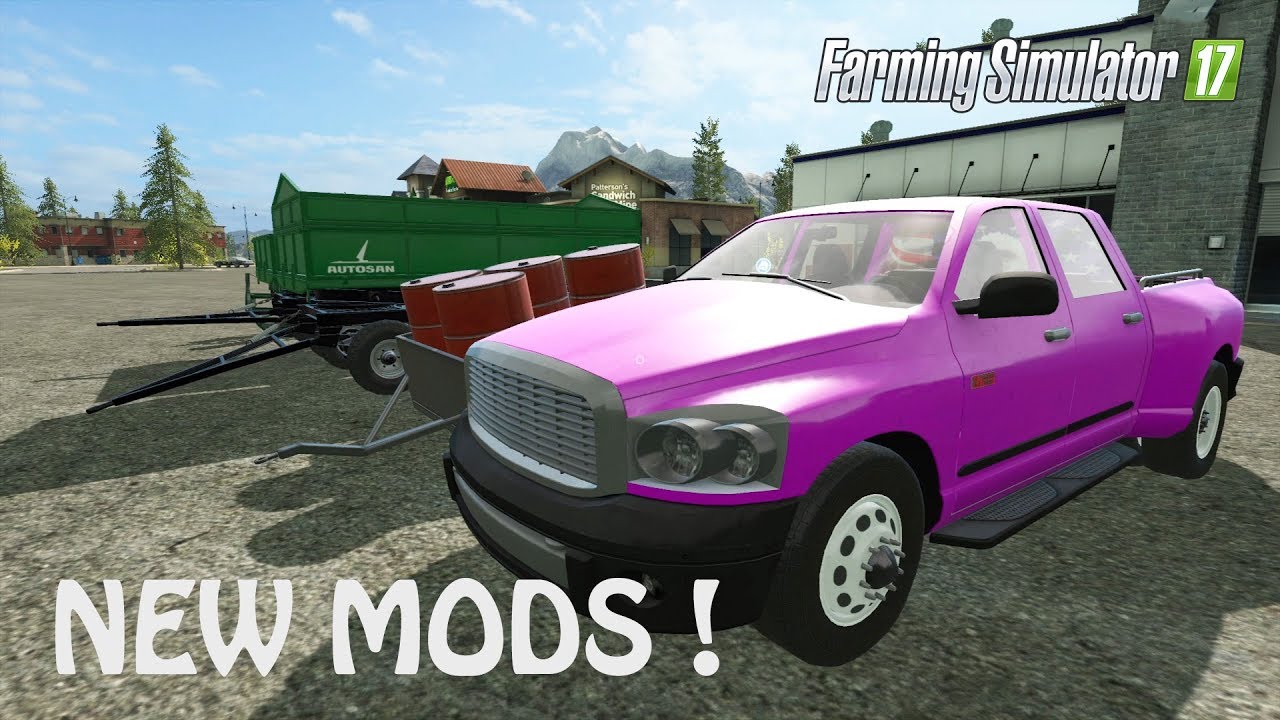 NEW MODS in Farming Simulator 2017 | BRAND NEW DOUBLE WHEELED CAR | PS4 | Xbox One