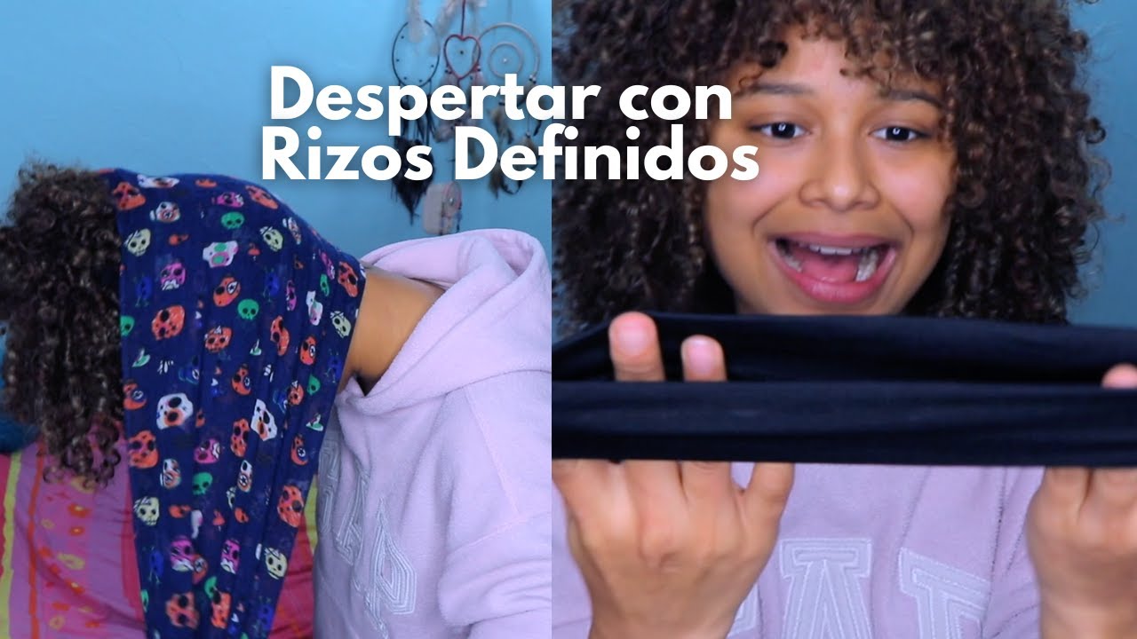 DORMIR con CABELLO RIZADO | RIZOS PERFECTOS por la MAÑANA  🌴