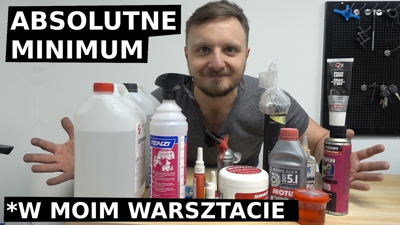 Niezbędna chemia rowerowa do domowego warsztatu