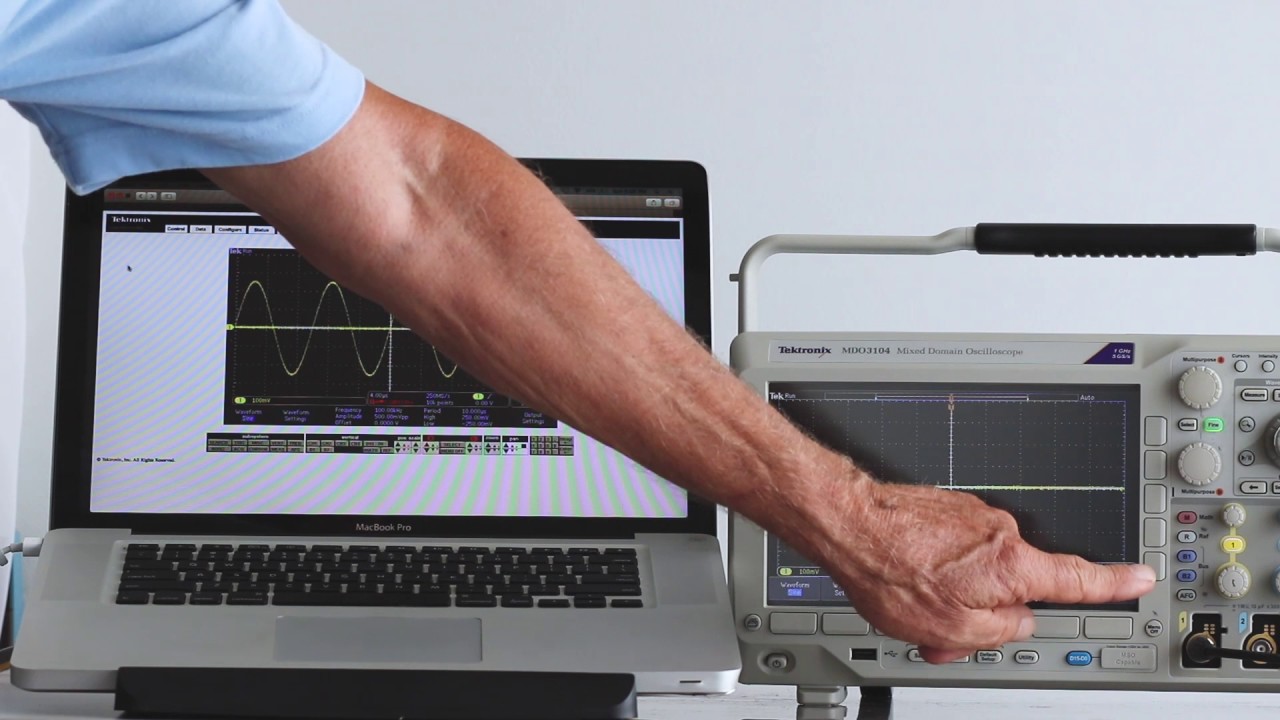 Connecting a Tektronix MDO 3000 Series Oscilloscope to a Local Area Network