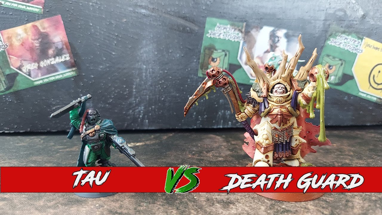 Tau v Death Guard - ***New Codex*** 10th edition Warhammer 40k Battle Report
