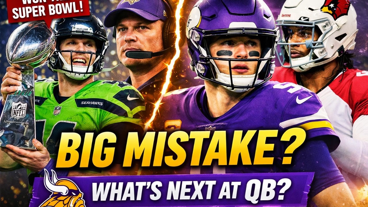 BIG MISTAKE? 😱 Vikings Let Sam Darnold Walk… Now Kyler Murray Rumors EXPLODE in Minnesota! 🟣🔥