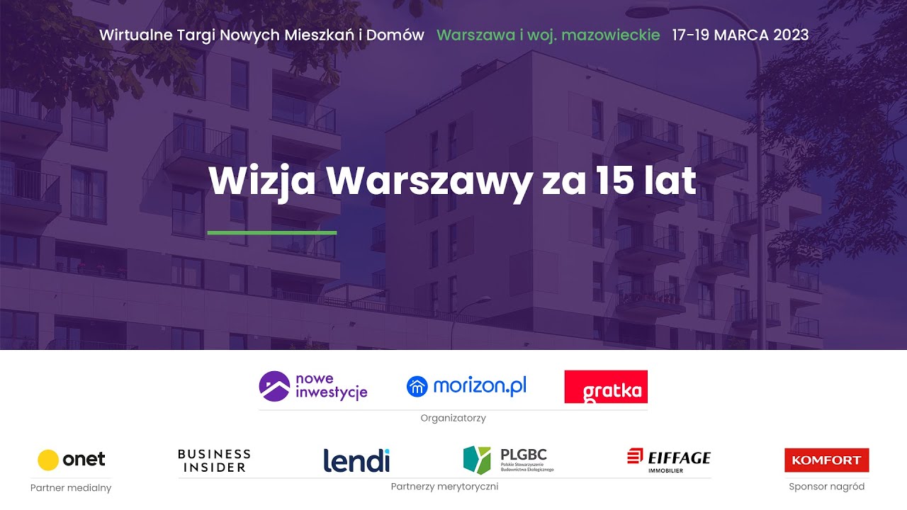 Wizja Warszawy za 15 lat