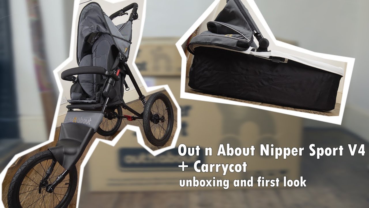 Out 'n' About Nipper Stroller V4 + Carrycot Unboxing and First look