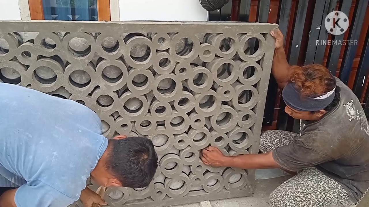 cara membongkar grc kerawangan. sampai pemasangan