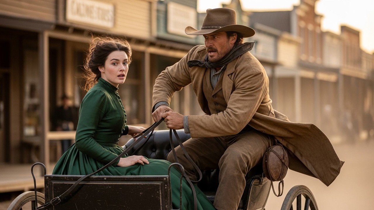 The Cowboy Saw The Runaway Buggy And Didn't Hesitate Once, He Stopped It Before She Could Be Harmed
