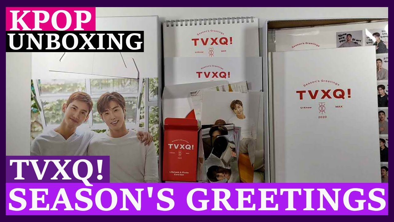 Unboxing TVXQ! [2020 SEASON'S GREETINGS] 동방신기 2020 시즌그리팅 Kpop Unboxing 케이팝 언박싱 goods SM Ent.