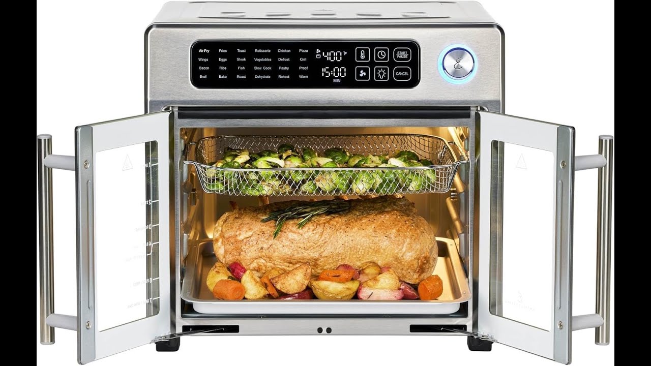 Emeril Lagasse XL French Door Air Fryer Toaster Oven – 24 Functions & 26 QT Capacity