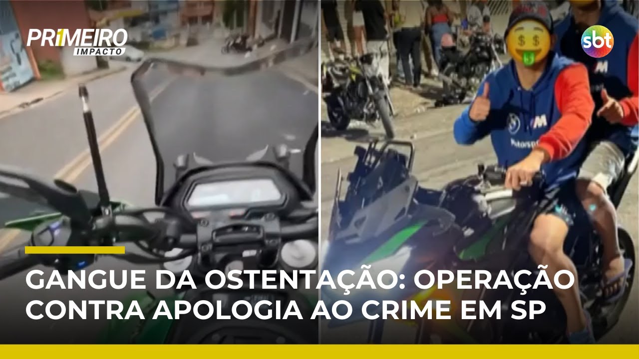 Pol&iacute;cia faz opera&ccedil;&atilde;o contra quadrilha que ostentava motos roubadas em SP | #PrimeiroImpacto