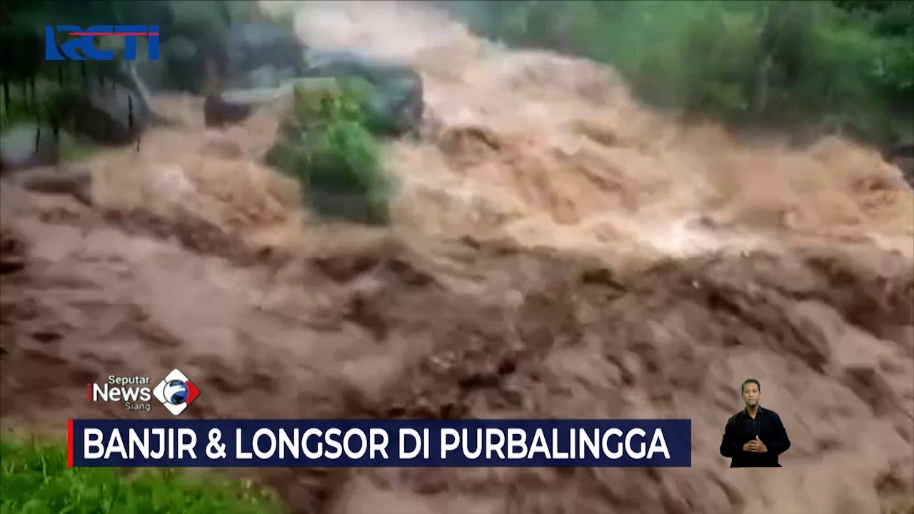 Sejumlah Wilayah di Purbalingga Dilanda Banjir & Longsor Dipicu Hujan Deras #SeputariNewsSiang 26/10