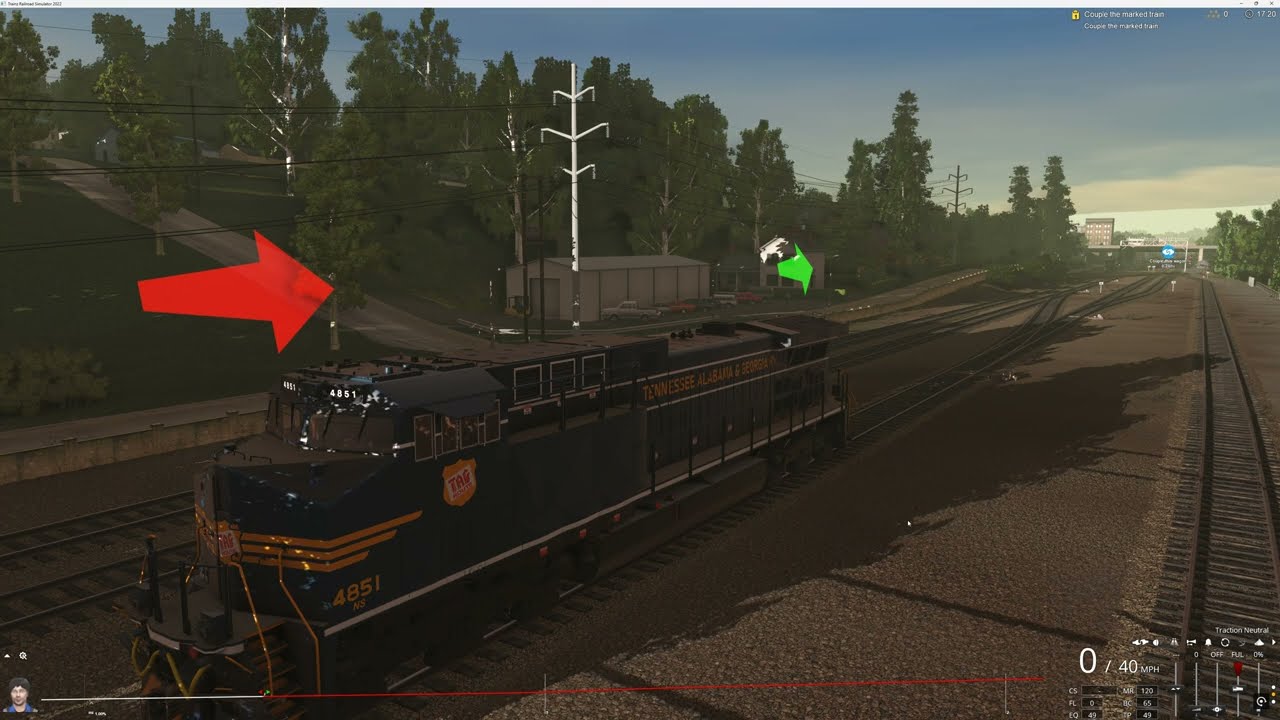 Trainz Railroad Simulator 2022 (TRS22) - GE AC44C6M - Hard Works - 4K UHD