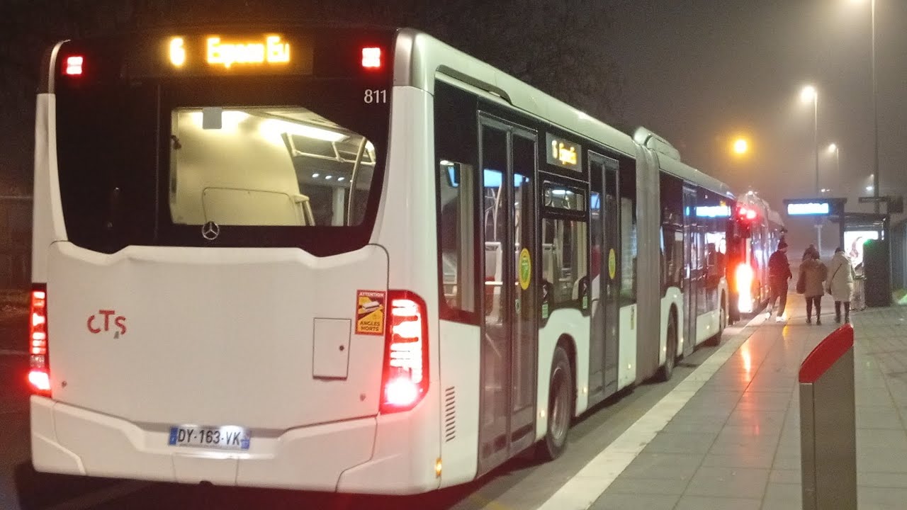 Mercedes Benz Citaro GC2 NGT BHNS sur la G 😱