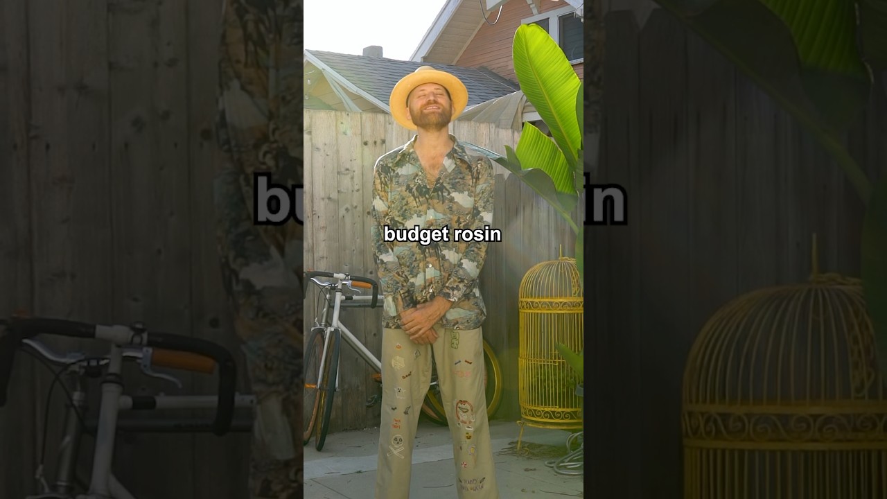 What do you think of my song? 🤔                     It&rsquo;s called Budget Rosin