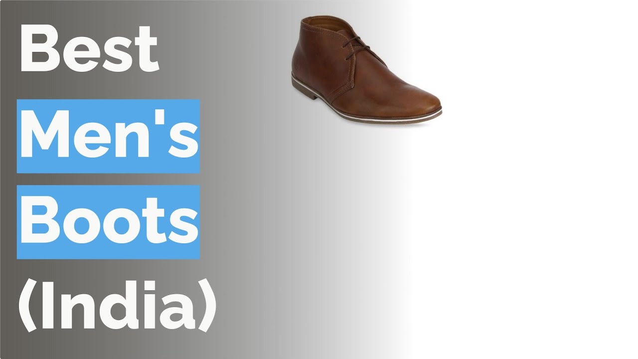 🌵 10 Best Men's Boots in India (Red Tape, Columbia, and more)
