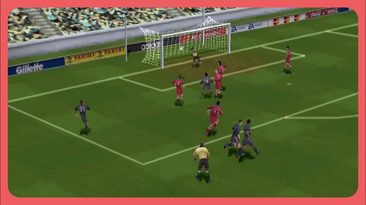 FIFA 2002 - PSX / PS1 One Gameplay (2001)