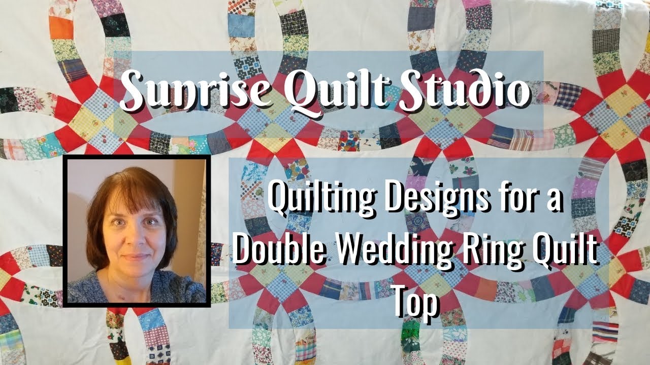 Quilting Designs for a Double Wedding Ring Quilt