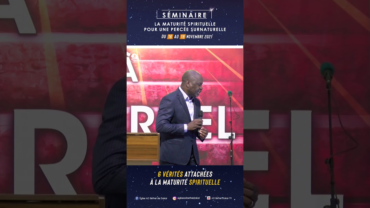 Apôtre Roland Dalo : 6 vérités pour expérimenter ta maturité spirituelle