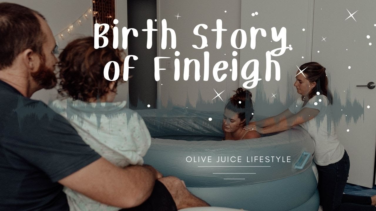 unmedicated Home Birth of Finleigh - Siblings Present Hands Off Birth