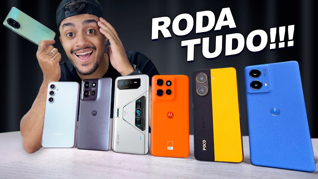 TOP 7 Celulares Gamer BOM e BARATOS que RODA TUDO em 2026!