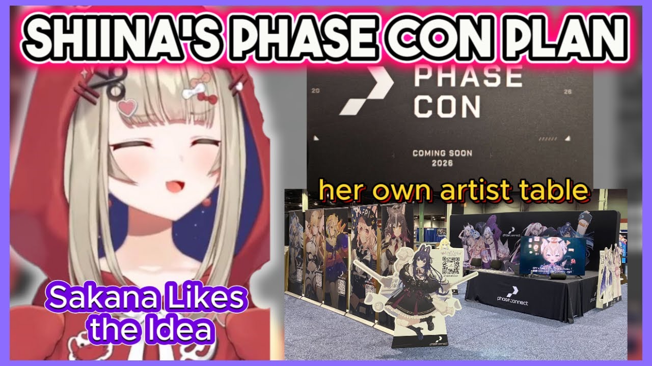 Shiina’s Goal for Phase Con & Why She’ll Do More Art Streams 👀| Amanogawa Shiina Clip #phaseconnect