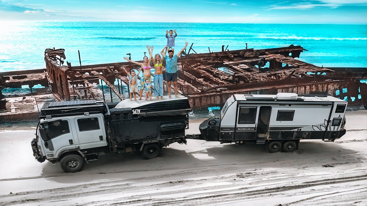 23FOOT CARAVAN on FRASER ISLAND - HOW TO