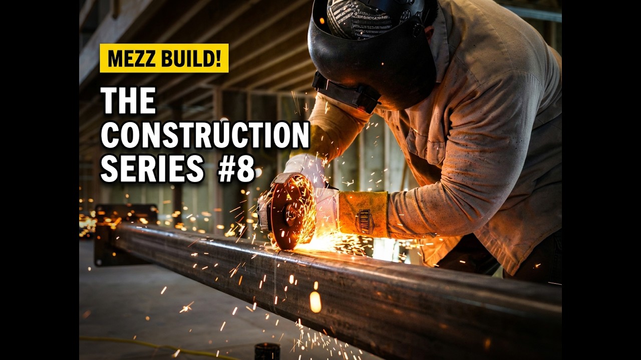 Bricks The Construction Series #8 - Mezzanine Insulation, Drywall, Electrical, HVAC, Media Doors