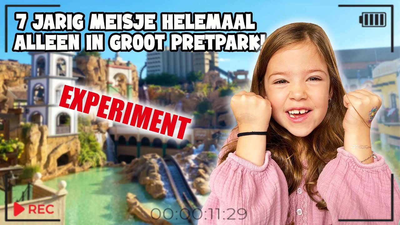 PIP HELEMAAL ALLEEN IN EEN GROOT PRETPARK !! (GAAT ZE DIT ENG VINDEN??)