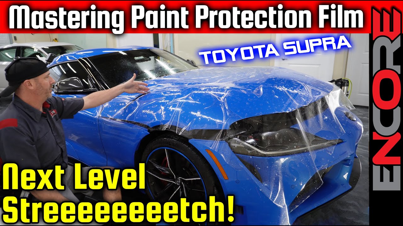 Toyota Supra Full Hood PPF 🚘 Paint Protection Film Installation Tutorial