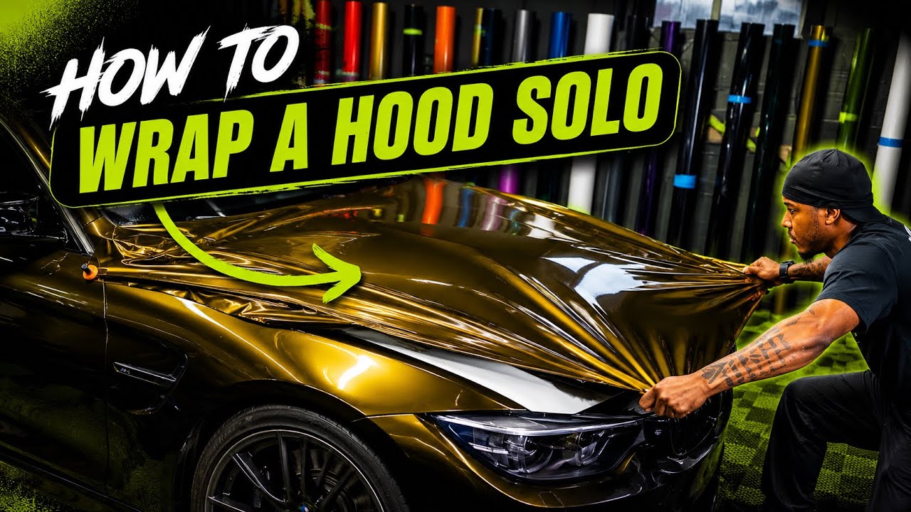 How to Vinyl Wrap a Hood by Yourself &ndash; Beginner&rsquo;s Solo Guide