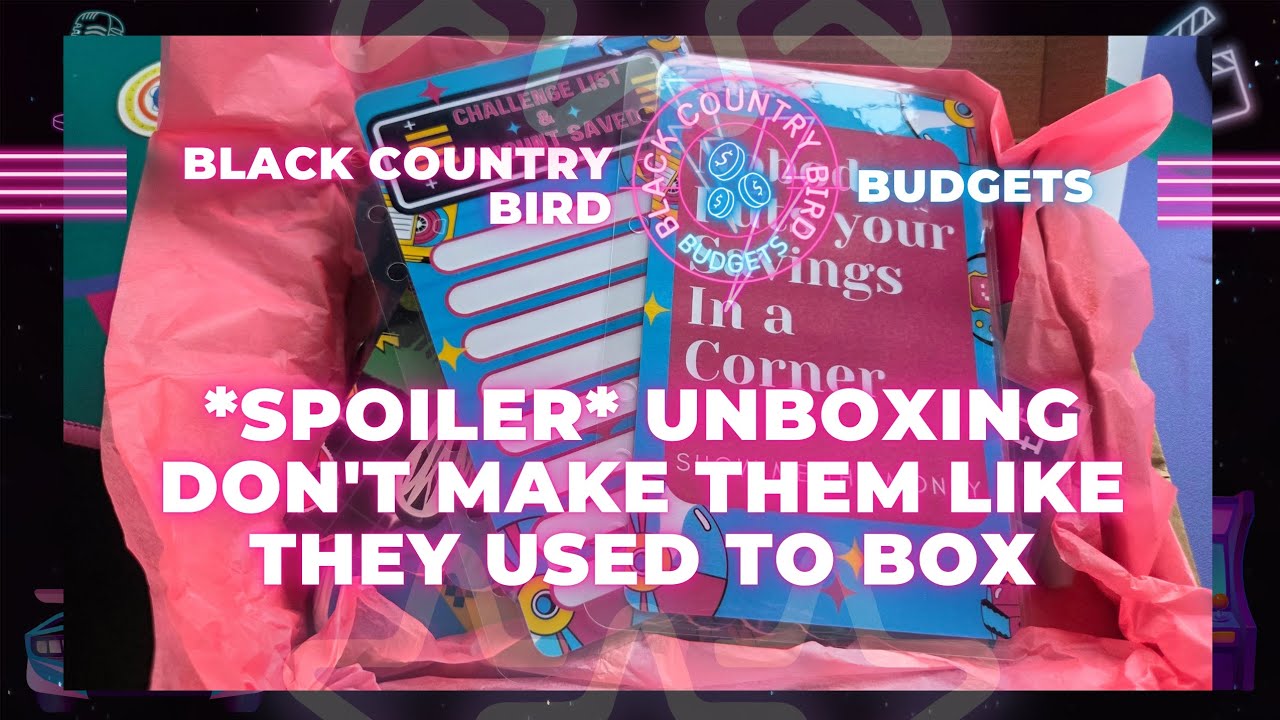 *SPOILER* Unboxing Essex Cash Stuffing's 'They don't make them like they used to' savings box