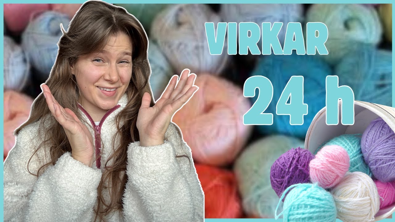 Jag virkade nonstop tills fingrarna gav upp!