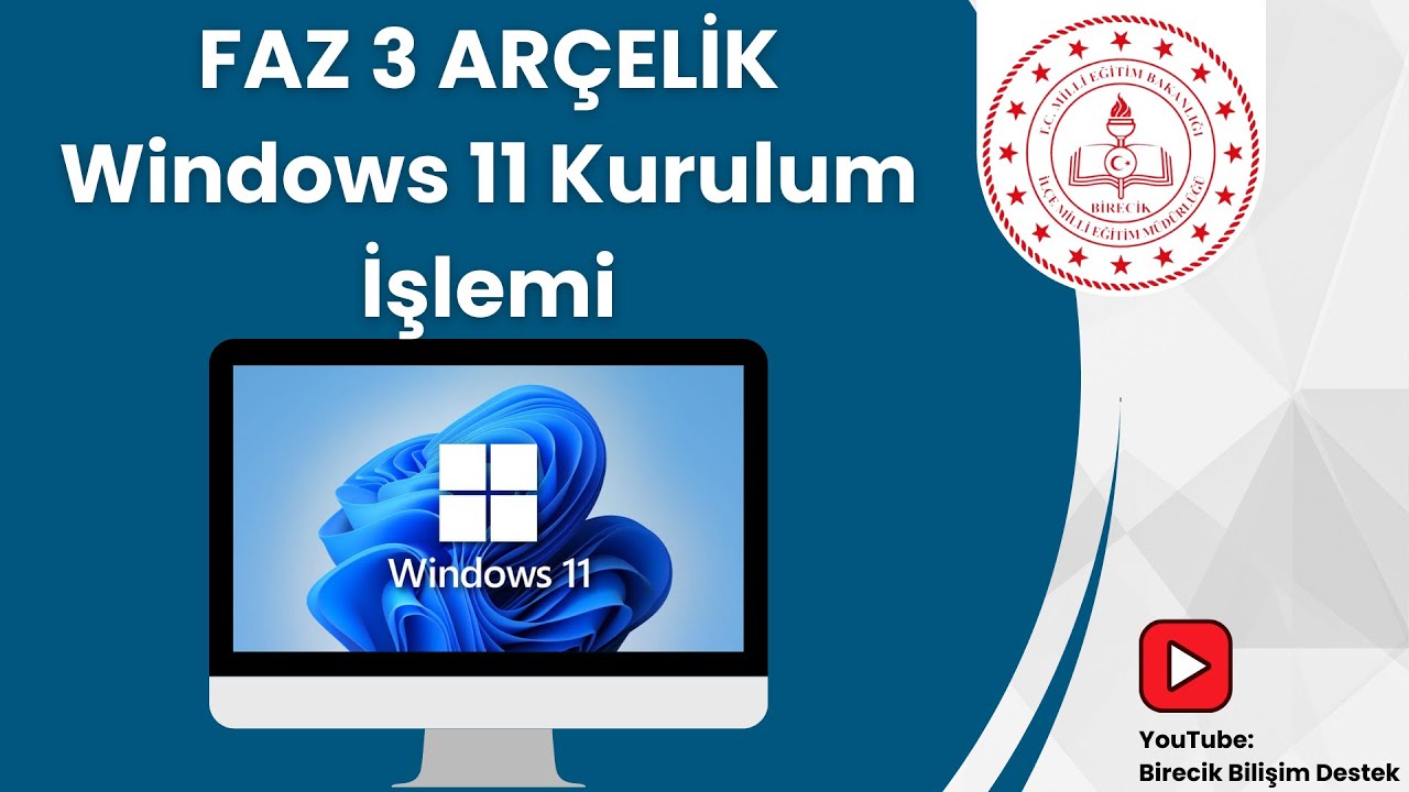 FAZ 3 Windows 11 Kurulum İşlemi Nasıl Yapılır ?