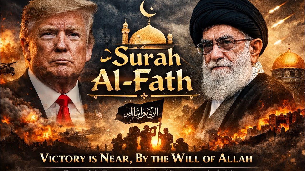 Surah Al-Fath | When War Begins,Allah’s Victory is Near🕋 #alquran #quran #iran #islam