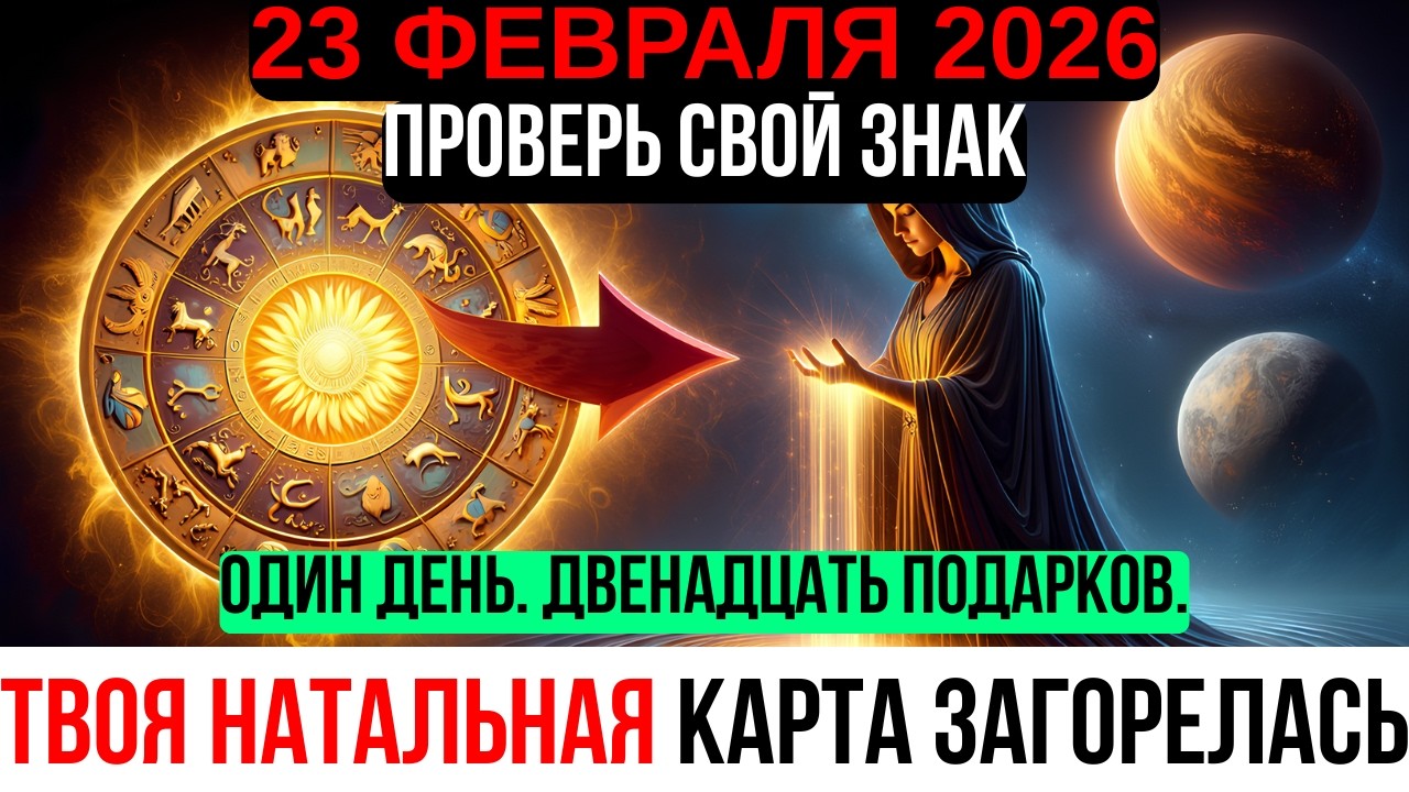 23 ФЕВРАЛЯ ВСЁ МОЖЕТ РЕЗКО ИЗМЕНИТЬСЯ… ВСЕЛЕННАЯ ГОТОВИТ ТЕБЕ ПОДАРОК!