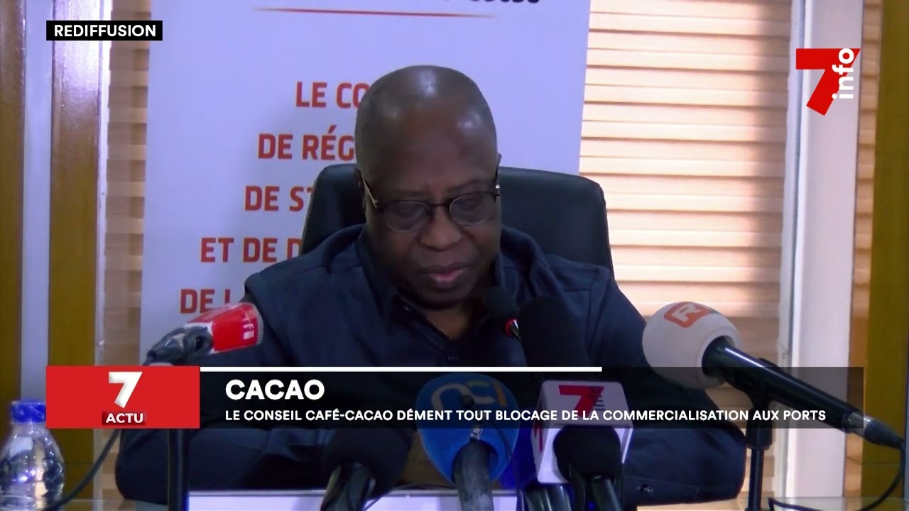 Cacao : le conseil café cacao dément tout blocage de la commercialisation aux ports