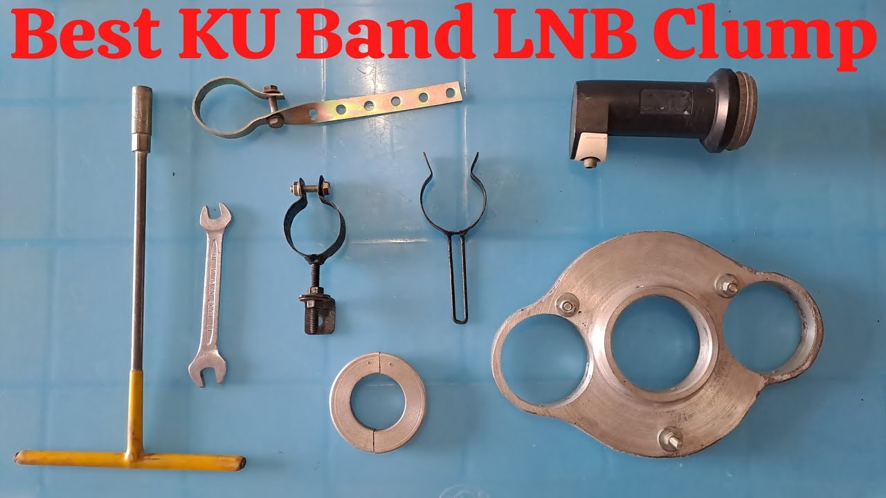 The perfect KU band LNB Clump for use on a C band feed horn.