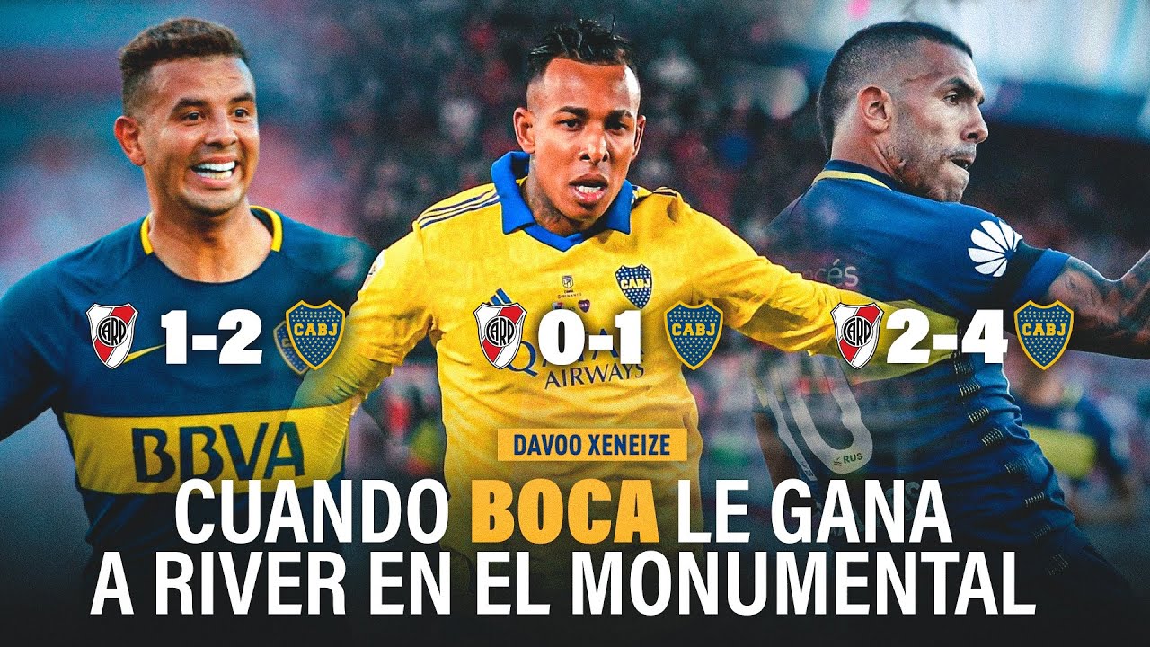 BOCA GANANDOLE A RIVER EN EL MONUMENTAL...