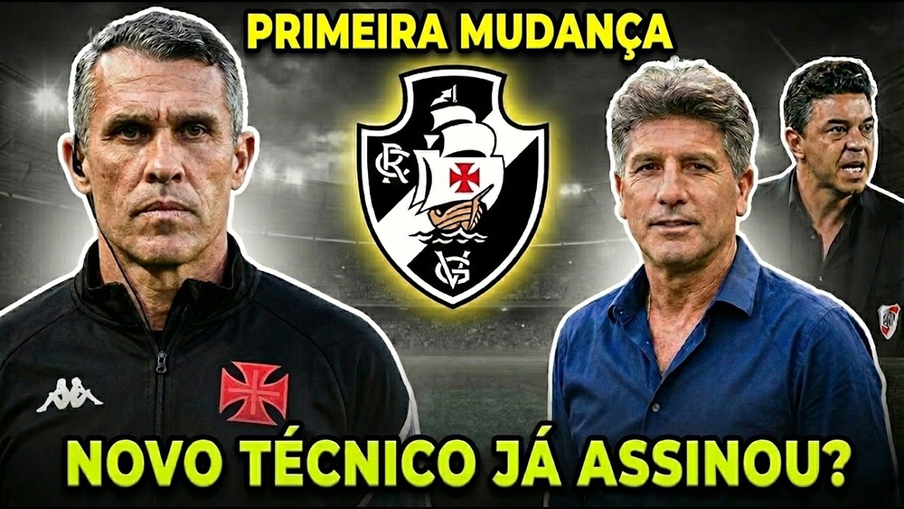 TUDO CONFIRMADO! NOME FORTE AVANÇA NO VASCO! PRIMEIRA MUDANÇA NO TIME! INESTROSA TITULAR! E+