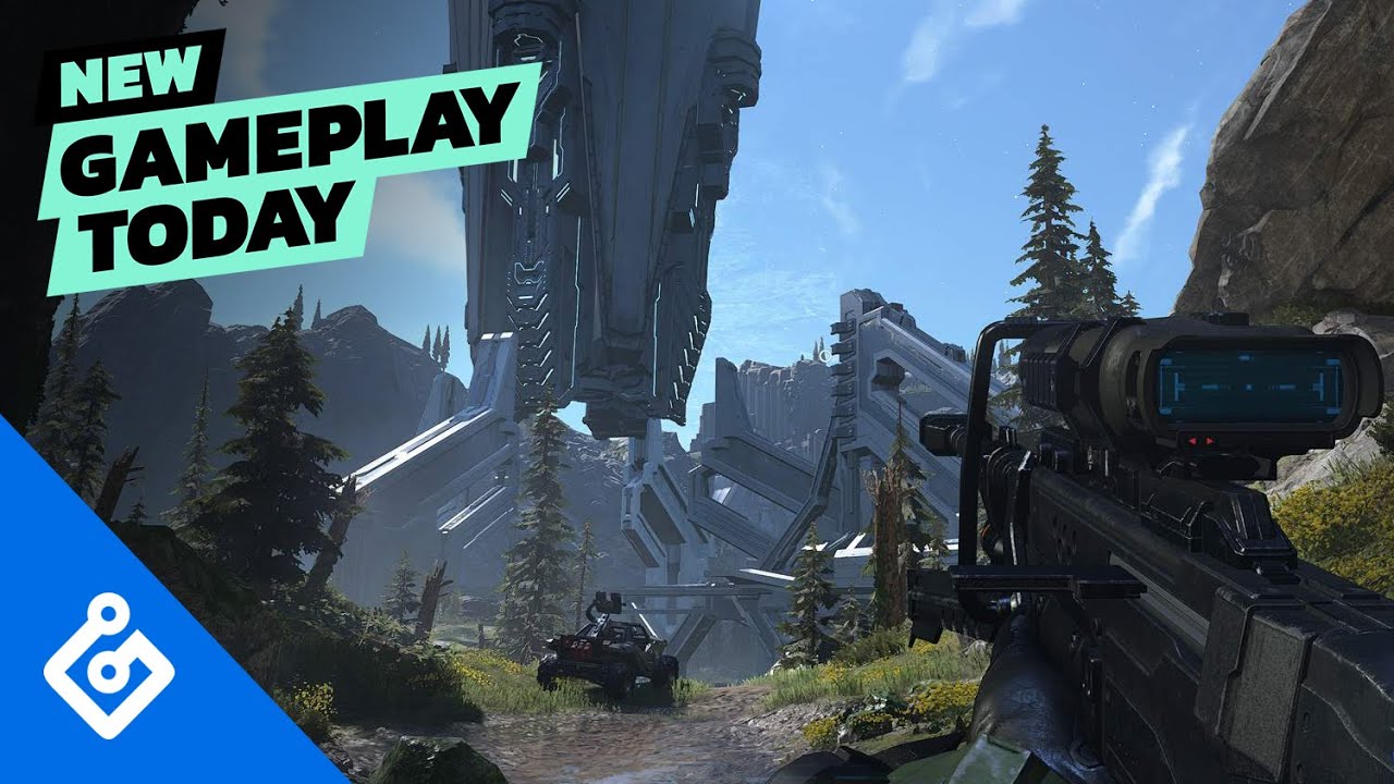 Halo Infinite High Value Target Side Mission | New Gameplay Today