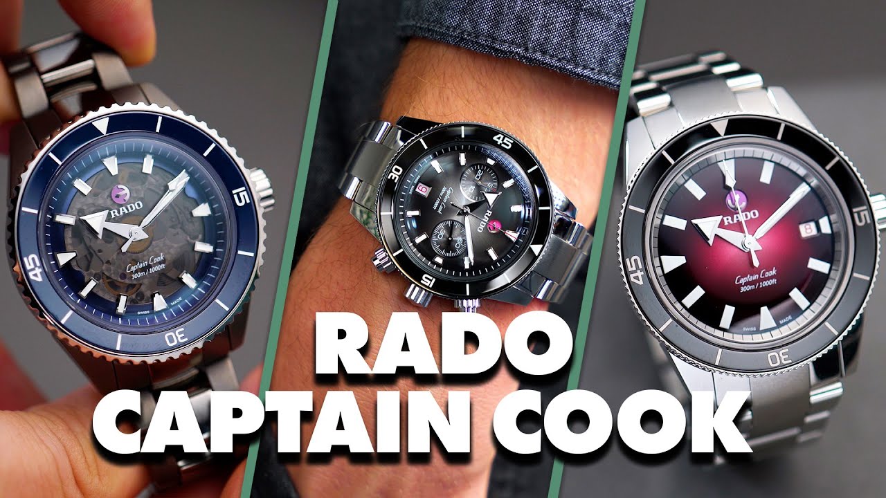 Die RADO CAPTAIN COOK Kollektion vom Juwelier ALTHERR vorgestellt