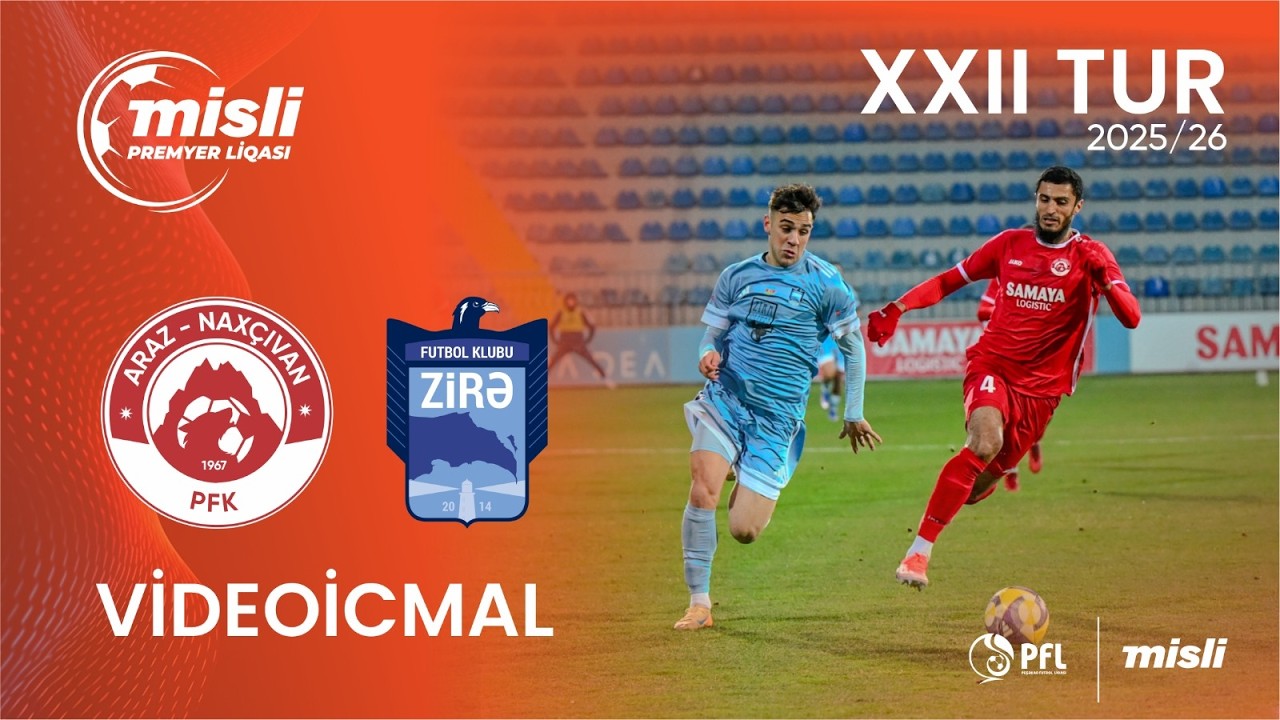 Misli Premyer Liqası 2025/2026 XXII tur “Araz-Naxçıvan” 0–1 “Zirə”